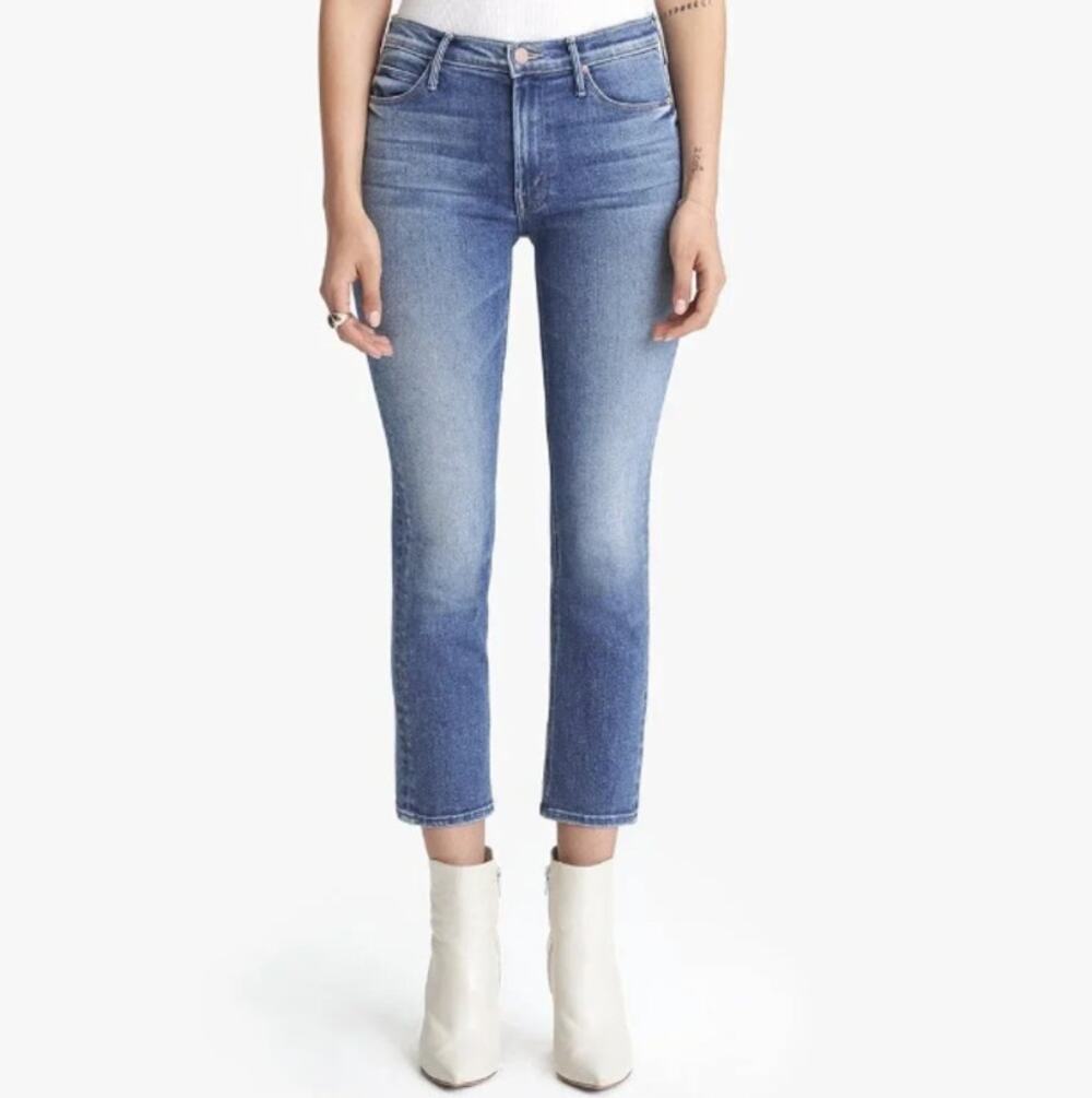MOTHER The Mid Rise Dazzler Ankle Hey Sun Sz 27 $238 {X18}
